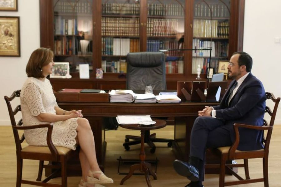 Με τον ΠτΔ συναντάται τη Δευτέρα η Ολγκίν