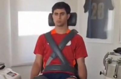Τα εργομετρικά του Σιπιόνι με μπλούζα του Ολυμπιακού (vid)