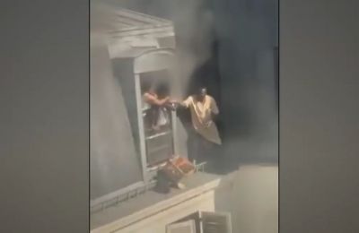 Δέκα άτομα μεταφέρθηκαν στο νοσοκομείο λόγω εισπνοής καπνού