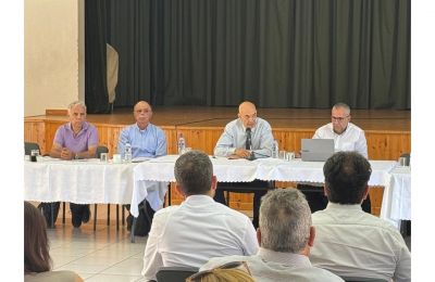 O Υπουργός Μεταφορών, Επικοινωνιών και Έργων και ο Επίτροπος Ανάπτυξης Ορεινών Κοινοτήτων συναντήθηκαν με Προέδρους των εμπλεκομένων Κοινοτικών Συμβουλίων