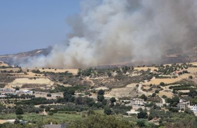 Πληροφορίες για μεγάλη πυρκαγιά στην επαρχία Πάφου (Πηγή: Kitasweather)