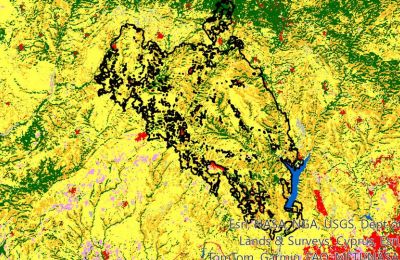Η πυρκαγιά της Λεμεσού κατέκαψε 125 km² γης