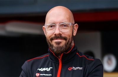 Ο Stuart Morrison, Διευθυντής Επικοινωνίας της Haas F1 στο DA