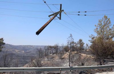Συνεχίζονται αδιάκοπα οι εργασίες για αποκατάσταση της ηλεκτροδότησης