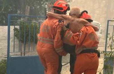 Ηρωική πράξη από τους εθελοντές της Πολιτικής Άμυνας