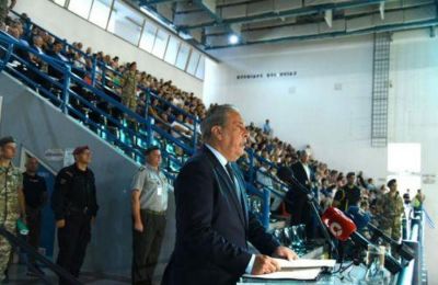 Ορκωμοσία των νεοσυλλέκτων στο Στάδιο Τάσσος Παπαδόπουλος - Ελευθερία