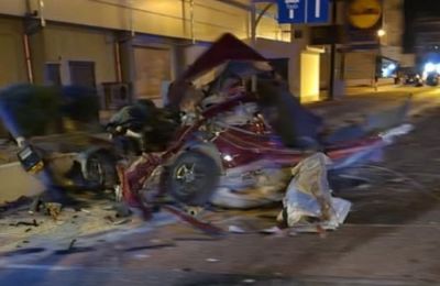 Φωτογραφία από την σκηνή του δυστυχήματος