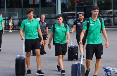 Ομόνοια: Κλικ από την άφιξη στη Γεωργία (pics)