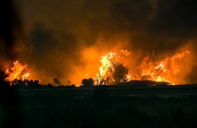 Καίγεται ξανά η Ελλάδα - Ολονύχτια μάχη με τις φλόγες 