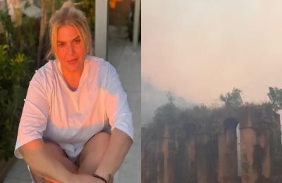 Συγκλονισμένη η ηθοποιός με τις καταστροφές