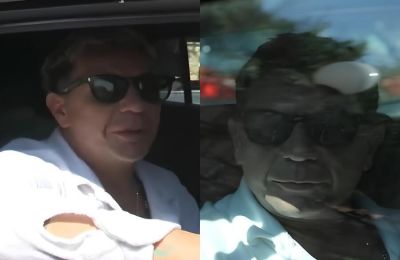 Η κίνηση που έκανε μέσα από το αυτοκίνητο