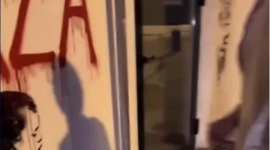 BINTEO: Βανδαλισμοί σε γκράφιτι για τη Γάζα στη Λεμεσό