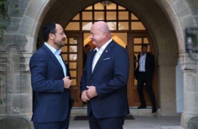 Αφίχθηκε στο Προεδρικό Μέγαρο ο Καγκελάριος της Αυστρίας