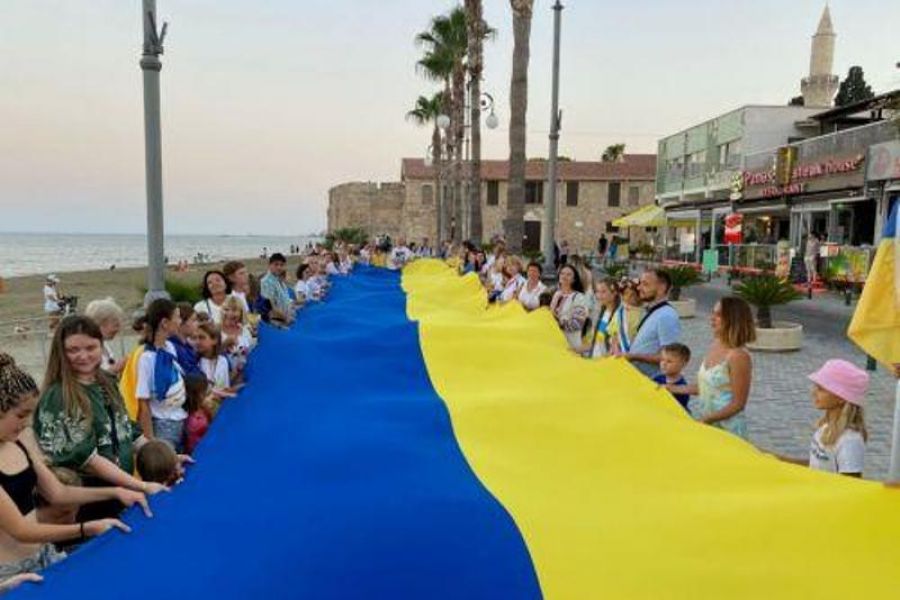Εκδηλώσεις πραγματοποιούν το Σαββατοκύριακο στη Λάρνακα οι Ουκρανοί
