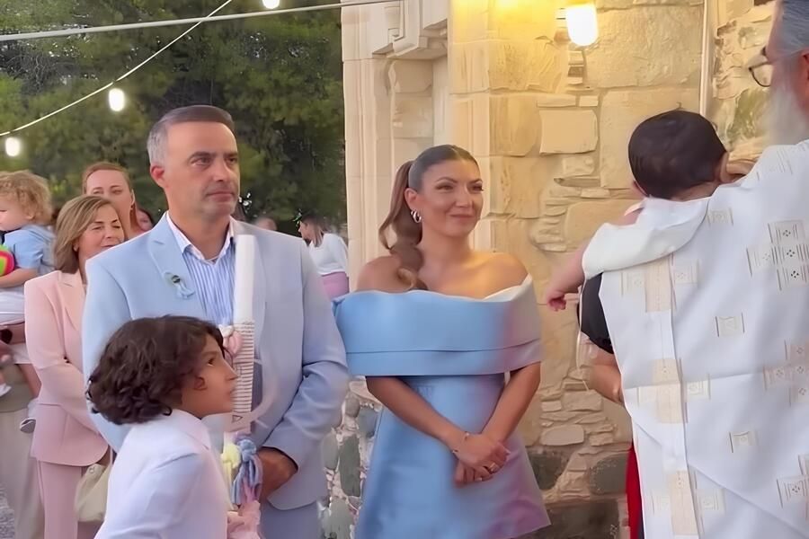 Μιχάλης Σοφοκλέους– Παναγιώτα Ιακώβου: Βάφτισαν την κορούλα τους
