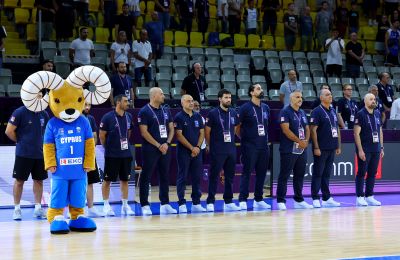 Το προπονητικό τιμ της Εθνικής Κύπρου στο EuroBasket