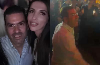 Αποθεώθηκε από την παρέα τoυ που χτυπούσε ρυθμικά παλαμάκια ενώ εκέινος χόρευε