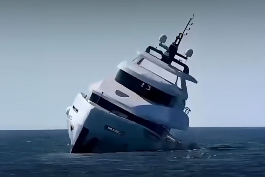 Πολυτελές γιοτ βυθίζεται σε λίγα λεπτά μετά την καθέλκυσή του (ΒΙΝΤΕΟ) Πολυτελές γιοτ βυθίζεται σε λίγα λεπτά μετά την καθέλκυσή του (ΒΙΝΤΕΟ)