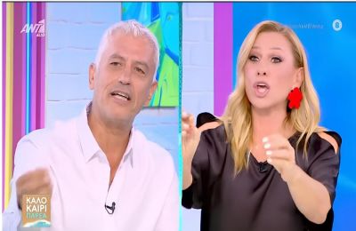 «Αφού μου δίνεται βήμα στην τηλεόραση, έναν έναν θα τους βγάλω στη φόρα» είπε ο Γιώργος Καλλιακμάνης στην Κατερίνα Καραβάτου.