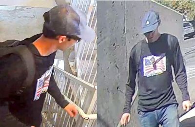 Ο νεαρός φορά μαύρα ρούχα και γυαλιά ηλίου, ενώ έχει ένα σακίδιο στην πλάτη 