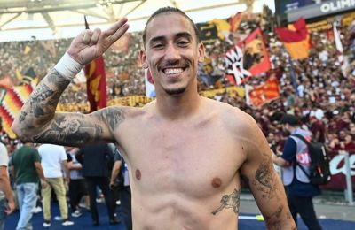 Ο Τσιμίκας χάρηκε με το παραπάνω το πρώτο του derby della Capitale