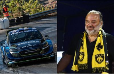 O Ηλιόπουλος έφτασε στην ΑΕL FC Arena με ελικόπτερο!