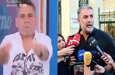 Παρά λίγο ξύλο στο πρωινό του MEGA για τον Βασίλη Μπισμπίκη