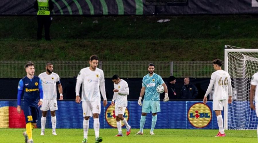 Κατώτερη των περιστάσεων η ΑΕΚ στη Σλοβενία