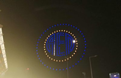 ΑΕΛ: Drone-show για τα 95χρονα (pics)
