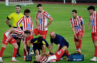 Άτυχος ο Κωστή, ρήξη χιαστών στο φιλικό με Ίντερ (vid)