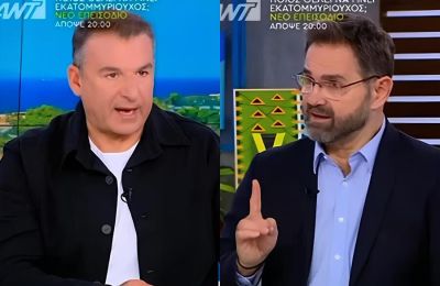 Έξαλλος για ακόμα μία φορά ο Γιώργος Λιάγκας με τον Σταύρο Μπαλάσκα, στο Πρωινό