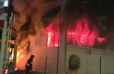 Φωτιά σε κατάστημα ηλεκτρικών ειδών στη Λευκωσία