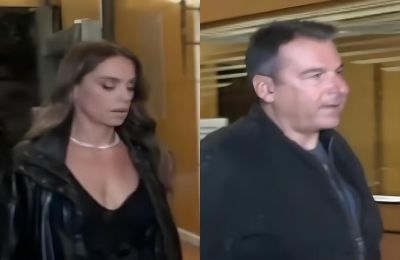 Το ζευγάρι απόλαυσε την πρεμιέρα του μιούζικαλ “Hotel Amour” το βράδυ της Δευτέρας