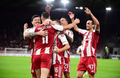 Ο Ολυμπιακός κέρασε... πεντάρα τον Βόλο!