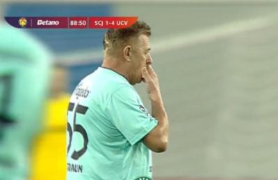 Ο 61χρονος ιδιοκτήτης της Σανατατέα Κλουζ έπαιξε κόντρα στην Κραϊόβα