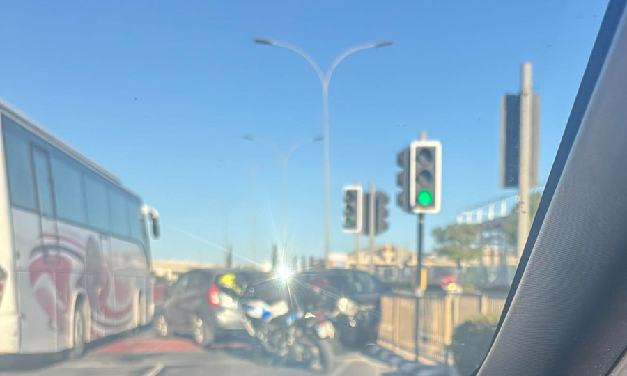 Τροχαίο με το καλημέρα στη Λευκωσία Τροχαίο με το καλημέρα στη Λευκωσία