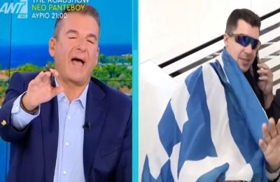 Η έντονη αντίδραση του Γιώργου Λιάγκα κατά του Τάσου Ποτσέπη και του δικηγόρου του στην εκπομπή Πρωινό για τον τρόπο που χρησιμοποίησαν την ελληνική σημαία
