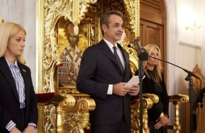 Στις μέρες μας τα δύο κέντρα του Ελληνισμού αποτελούν τους ισχυρότερους φάρους σταθερότητας στη νοτιοανατολική Μεσόγειο, σημείωσε ο Κυριάκος Μητσοτάκης