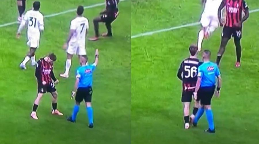 Ο ρέφερι του Μίλαν – Ρόμα φέρεται να κλώτσησε τον Σαλεμέκερες 