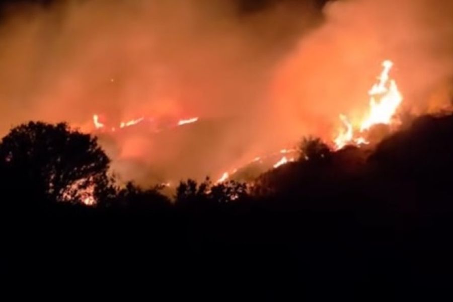 ΒΙΝΤΕΟ: Φωτιά στην επαρχία Πάφου