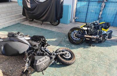 Σοβαρά τραυματίες 4 νεαροί από σύγκρουση μοτοσυκλετών στην Αγία Νάπα 