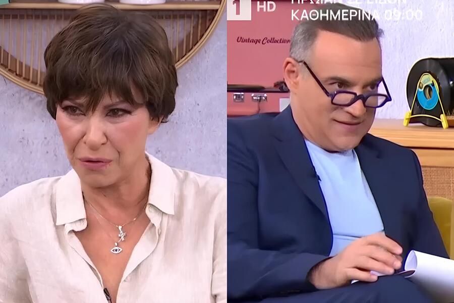 Η Κωνσταντίνα «πάγωσε» τον Κρατερό Κατσούλη on air