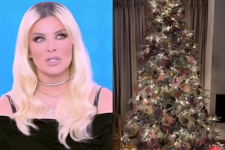 Η Καινούργιου στόλισε το πιο εντυπωσιακό χριστουγεννιάτικο δέντρο