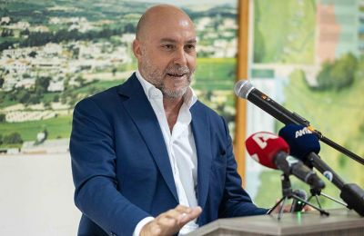 Από το χωριό του Αλάμπρα ξεκίνησε τον προεκλογικό ο Παμπορίδης (ΦΩΤΟΣ)