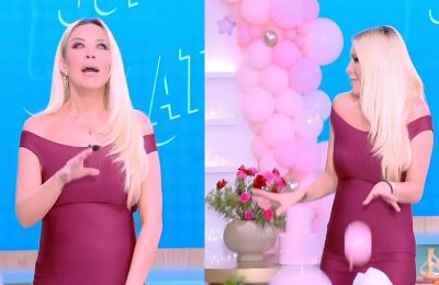 Τα πρώτα λόγια στον τηλεοπτικό αέρα μετά την ανακοίνωση της εγκυμοσύνης