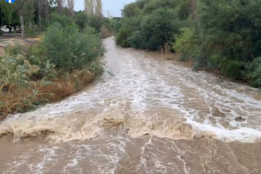 Υπέροχο θέαμα στον Πεδιαίο – «Που καταλήγει όλο αυτό το νερό;»