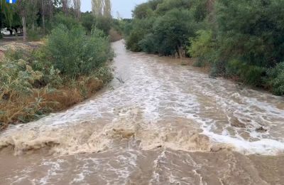Το πανέμορφο θέαμα με το άφθονο τρεχούμενο νερό στον ποταμό καταγράφηκε σε βίντεο που αναρτήθηκε στους Καιρόφιλους Κύπρου και το οποίο δεν άργησε να γίνει viral