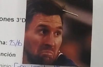 Kαθηγήτρια βαθμολογεί γραπτά με... φωτογραφίες του Μέσι!