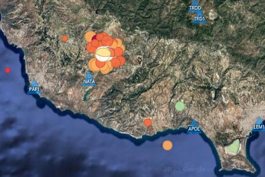 Πάνω από 200 σεισμοί σε 48 ώρες στην Κύπρο