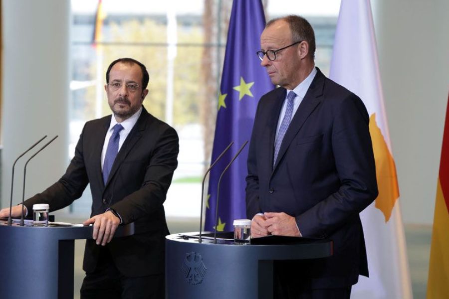 Πρόεδρος: Έκκληση προς Μερτς να συμβάλει η Γερμανία στη λύση Κυπριακού